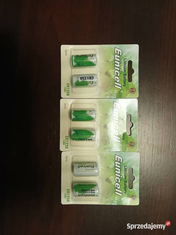 Baterie CR123A o napięciu 30 V 6 małopolskie Nowy Targ