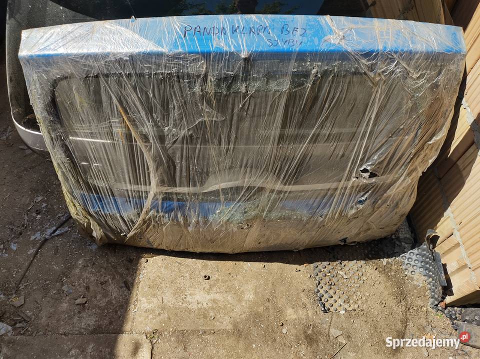 FIAT PANDA klapa tył niebieska 734A
