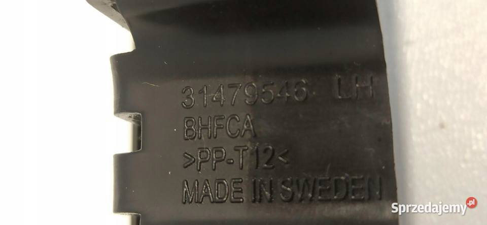 VOLVO V60 ŚLIZG BŁOTNIKA LEWY PRZÓD 31479546