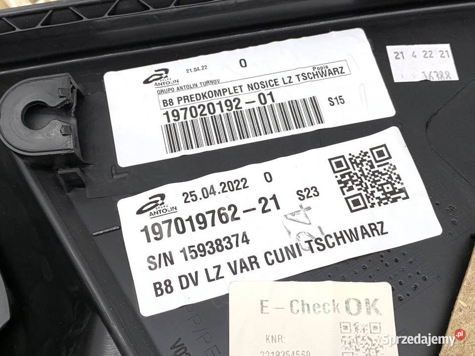 BOCZEK DRZWI LEWY TYŁ VW PASSAT B8 Kombi osobowe sprzedam