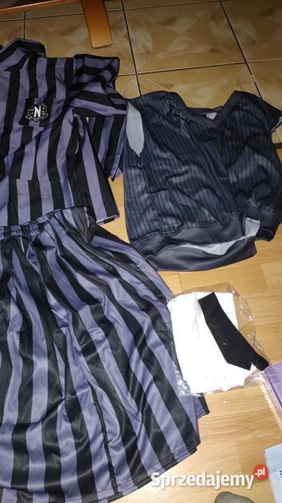 Przebranie Wednesday Addams Kostium Mundurek sprzedam