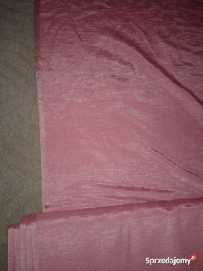 zasłona gotowa szantung 150 x 190 odcienie różowego dolnośląskie