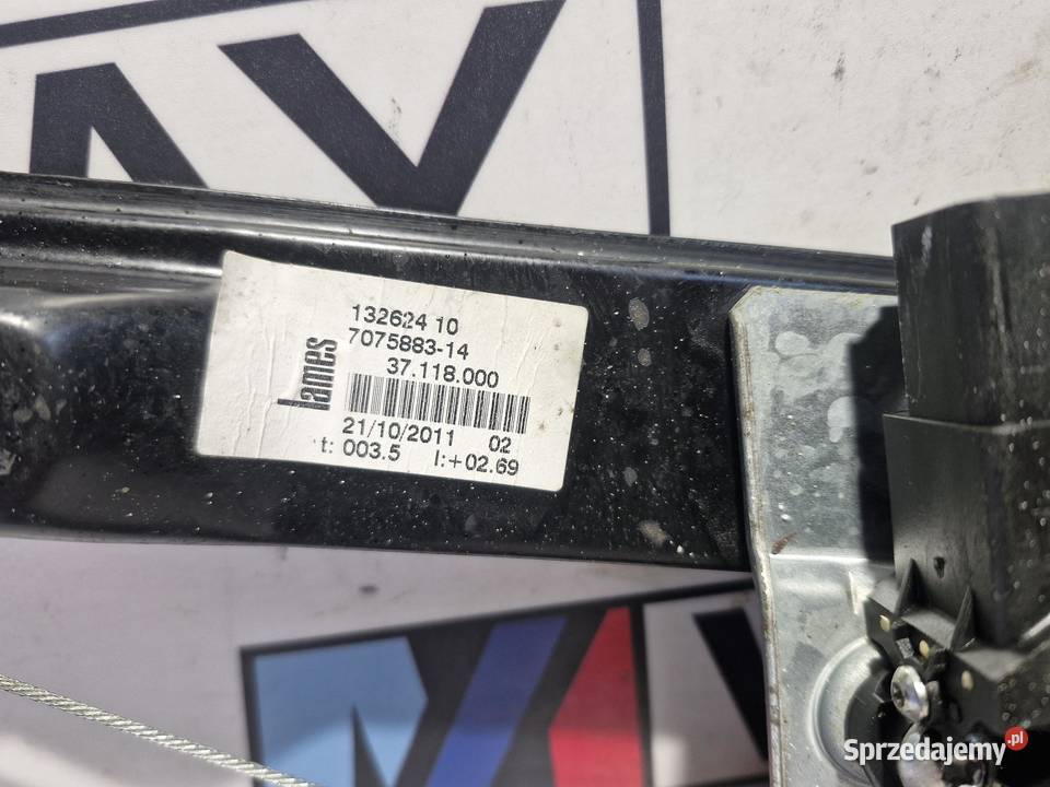 7075883 BMW 3 E90 E91 SILNICZEK MECHANIZM dolnośląskie