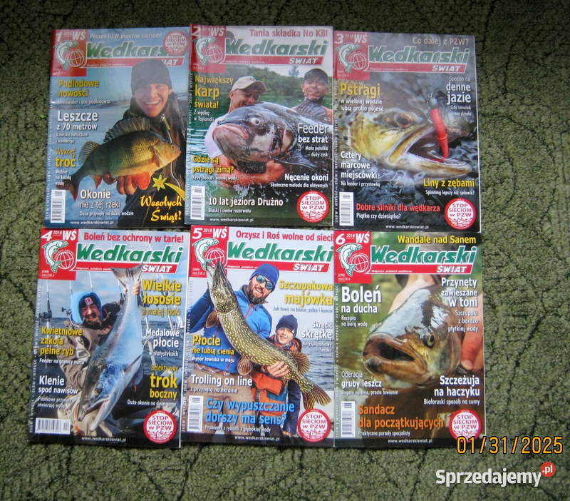 Wędkarski Świat roczniki do wyboru Kraków