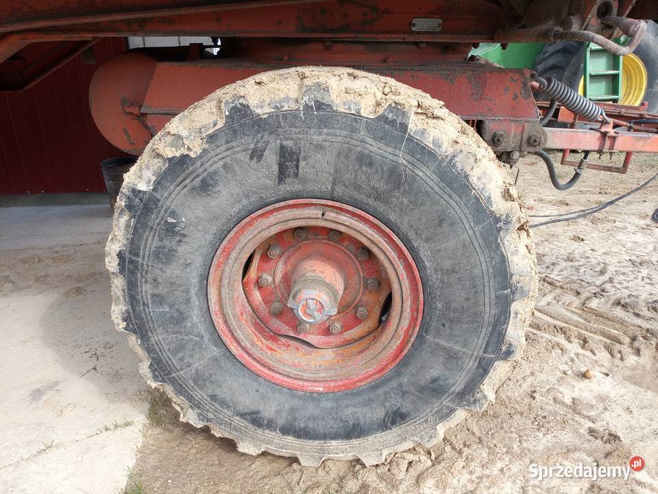 Przyczepa 14 t trójstronny wywrot nieuszkodzony Majdan-Sielec