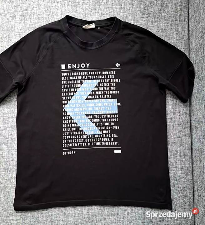 Outhorn tshirt męski z nadrukiem r M Darłowo