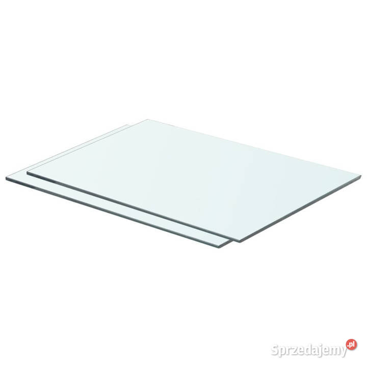 Półki 2 panel z przezroczystego szkła 50 x 30 Warszawa sprzedam