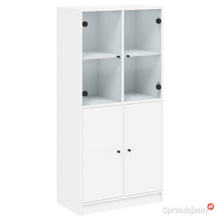 Szafka z drzwiczkami biała 68x37x142 WM3295864 Warszawa