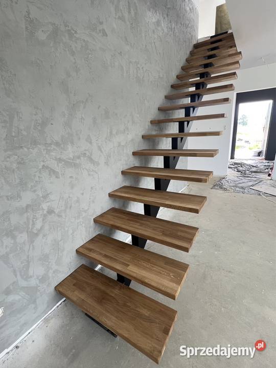 Schody stalowe schody dębowe konstrukcja Wieliczka