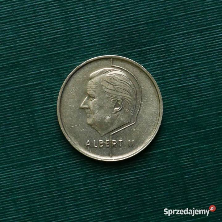 BELGIA 5 franków 1994r Napis francusku BELGIQUE Gliwice