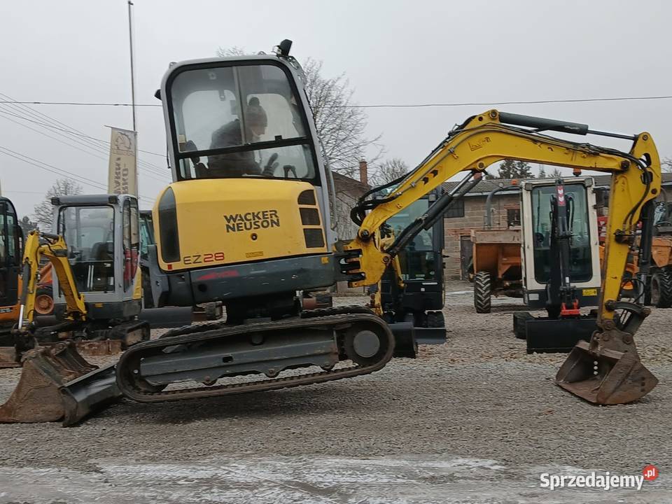 Wacker Neuson EZ28 Mini koparka 3 łyżki 2014 VDS nie Złoczew