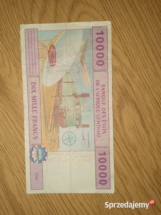 Gwinea Równikowa 10000 franków 2002 Numizmatyka sprzedam