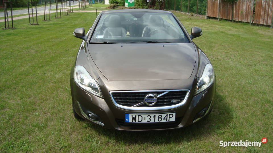 Volvo C70 D4 Summum 2011r Kabriolet brązowy Warszawa