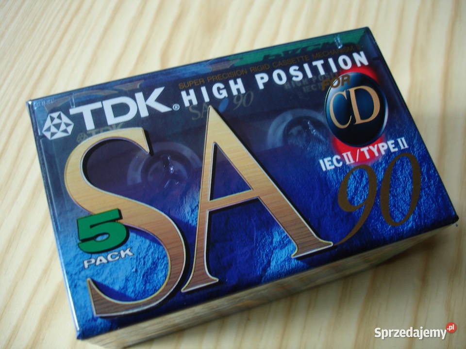 Kaseta magnetofonowa TDK SA90 5 PACK Zielona Góra