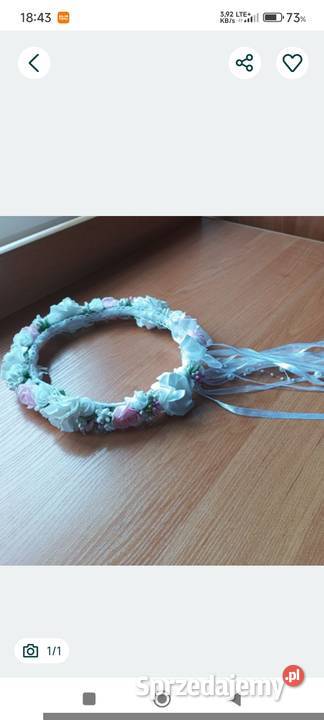 Wianek do Pierwszej komunii Odzież Gościno