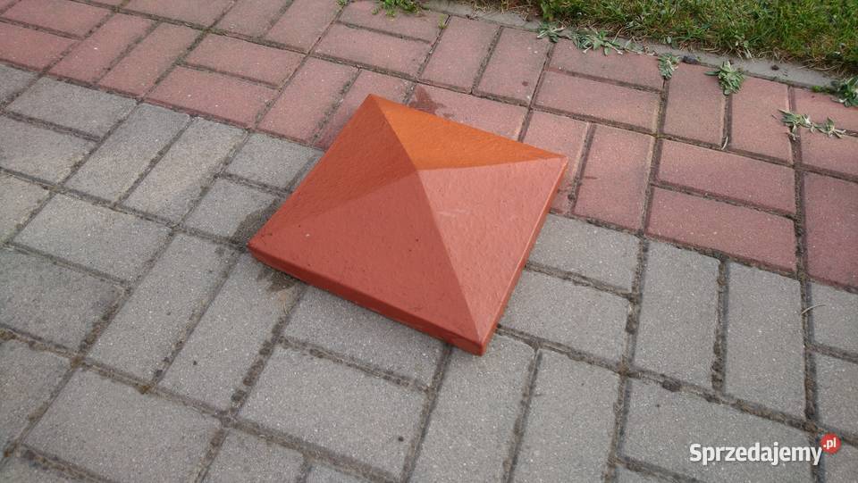 Daszki na słup ogrodzeniowy ceramika Toruń