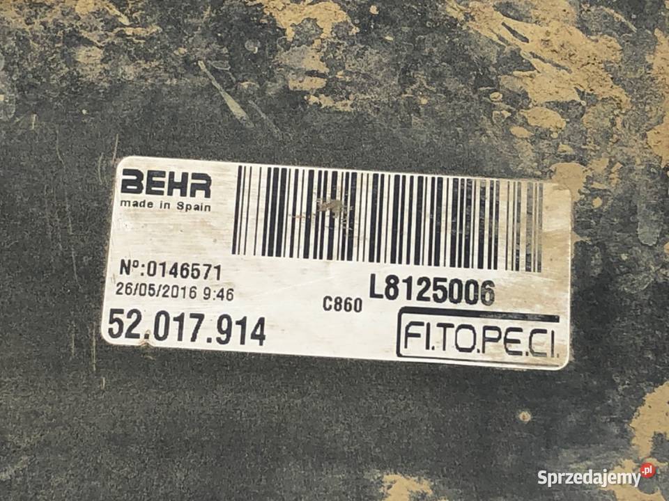 WENTYLATOR CHŁODNICY FIAT FIORINO III 13 80 sprzedam