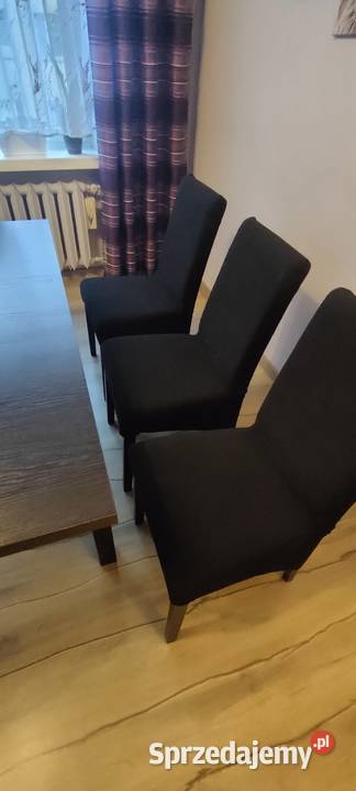 Stół rozkładany 120160x80 6 krzeseł solidny i Bełdów sprzedam