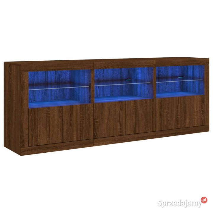 Szafka z oświetleniem LED brązowy dąb 1815x37x67 Warszawa sprzedam