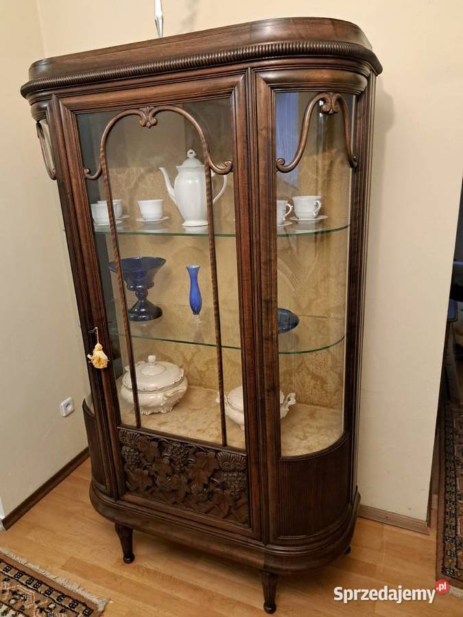 Piękna owalna witryna neorenesans Antyki, Sztuka, Kolekcje Myślibórz