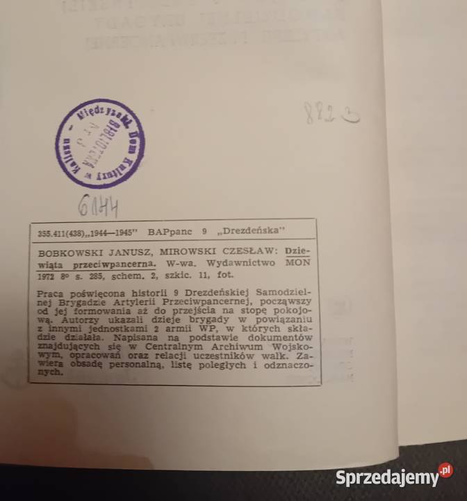 JBobkowski Cz Mirowski Dziewiąta przeciwpancerna Koźminek