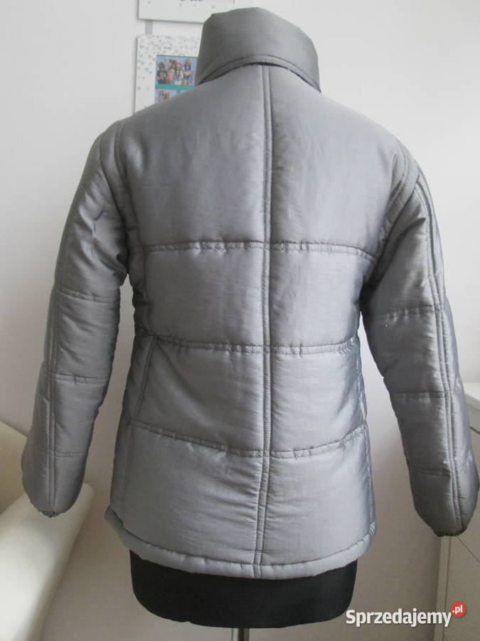 Kurtka zimowa srebrna Authenlic Classics S Bez wzoru dolnośląskie Bogatynia