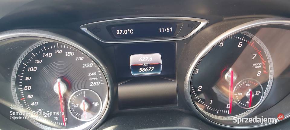 Mercedes cla180 światła LED Pratków