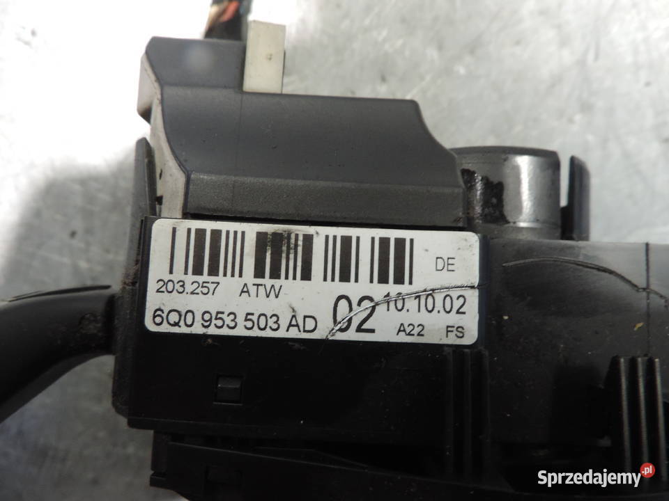 PRZEŁĄCZNIK ZESPOLONY VW POLO IV 9N 6Q0953503AD osobowe małopolskie Nowy Sącz