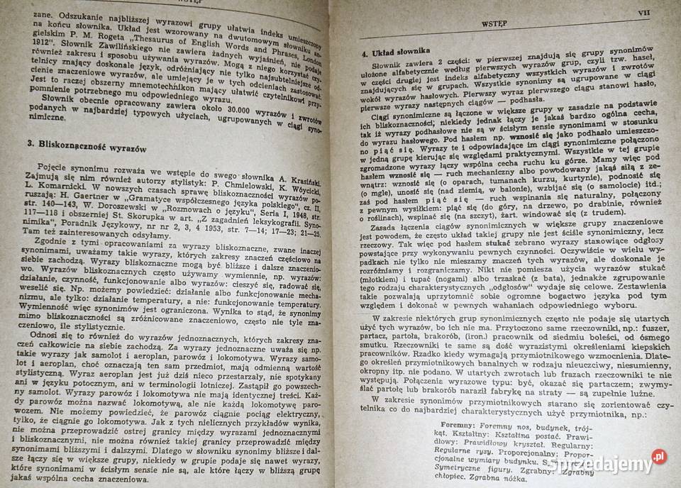 Słownik wyrazów bliskoznacznych Stanisław Rok wydania 1982 Chełm sprzedam