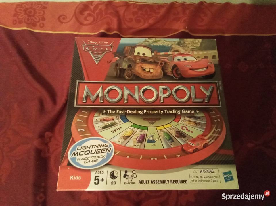 Monopoly cars 2 Disney mazowieckie Warszawa sprzedam