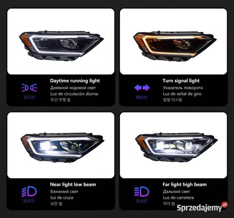NOWE lampy przednie lampa przód Volkswagen VW osobowe sprzedam