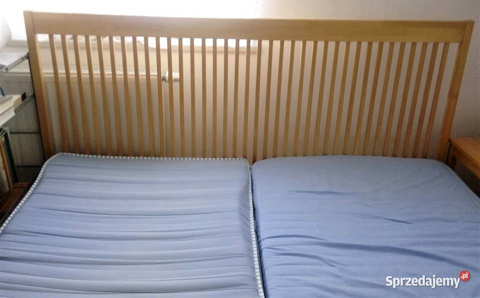RAMA ŁÓŻKA DREWO LITE IKEA 180 x 200 Dąbrówka