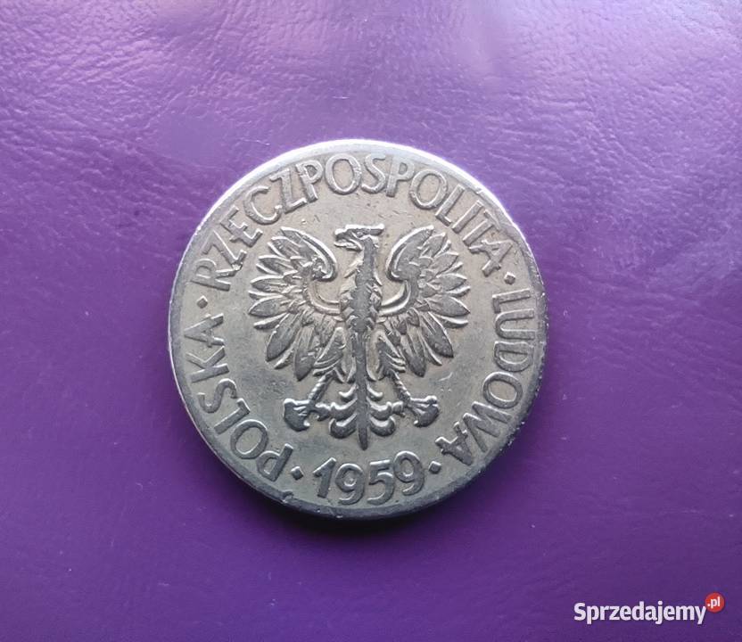 Moneta PRLu 10 ZŁOTYCH 1959 KOŚCIUSZKO Rzadkość Pruszków sprzedam