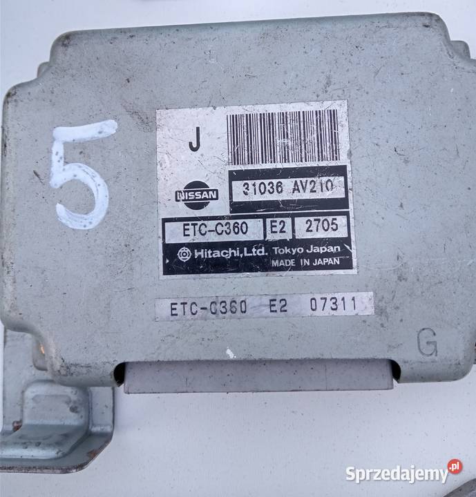 NISSAN PRIMERA P12 MODUŁ SKRZYNI BIEGÓW wielkopolskie Nowy Tomyśl