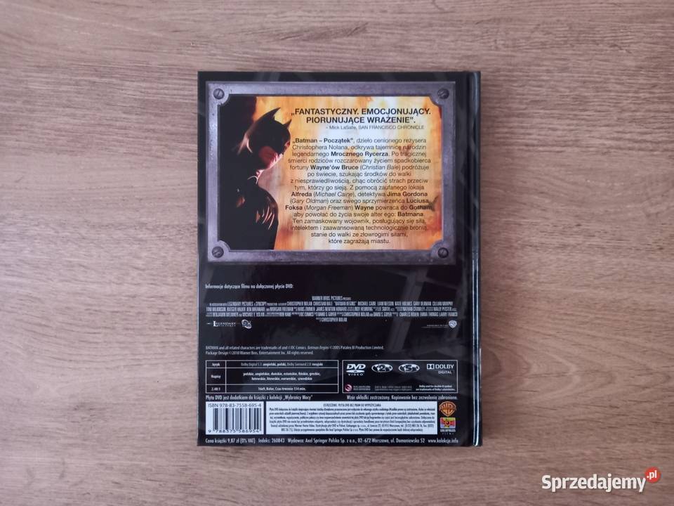 Film Batman Początek DC seria Wybrańcy Mocy do DVD Kraków sprzedam