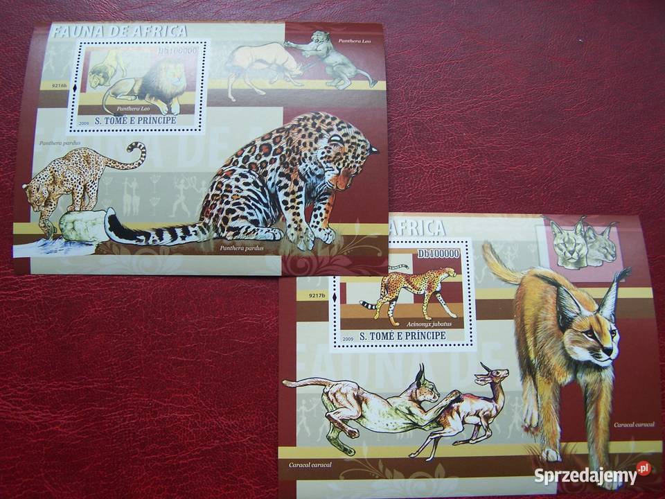 Wyspy Św Tomasza 2009 MNH Zwierzęta Fauna Dzikie Tychy