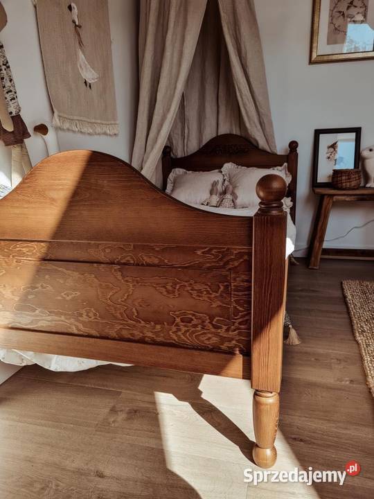 Łóżko dziecięce drewniane OLLMEBEL Vintage dolnośląskie