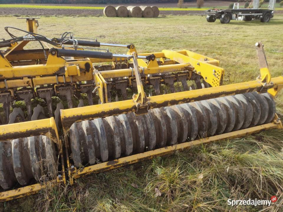 Brona talerzowa staltech skladana 5m wały gumowe nieuszkodzony Rolnictwo Wierzchlesie