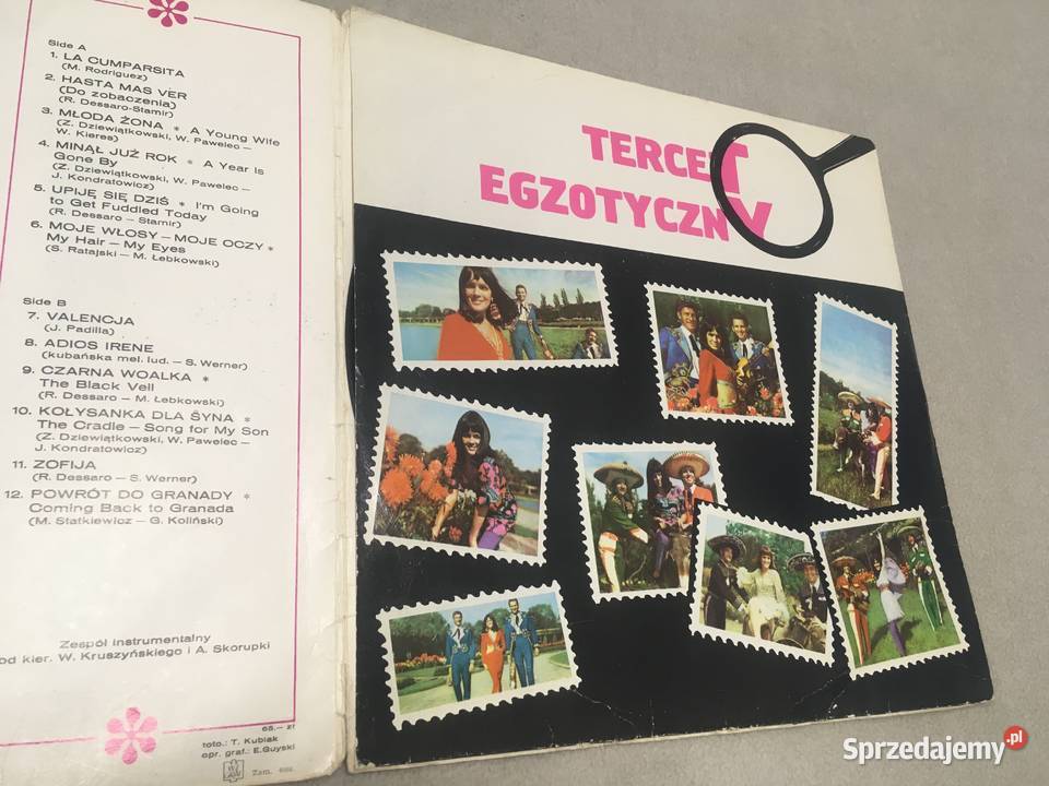 PRL winyl Tercet egzotyczny La cumparsita Kołobrzeg