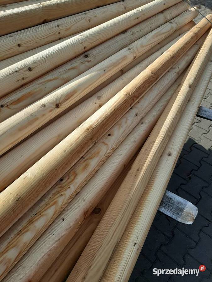 Paliki słupki wałki drewniane palisada pachołek Leszno sprzedam