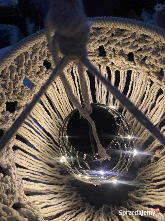 Lampion makramowy s stylu boho Tarnów