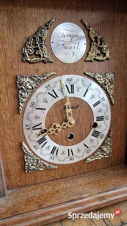 Zegar kominkowy Eurobell Tempus Fugil kurantowy Antyki Piaseczno