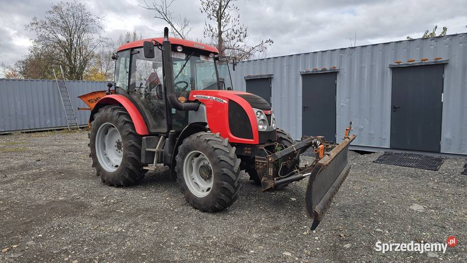 Pług Ciągnik Zetor Proxima 90 z pługiem i Jaworzno