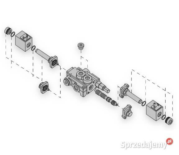 Rozdzielacz HYDRAULICZNY ELEKTRYCZNY 2 SEKCJE Części zamienne kujawsko-pomorskie Solec Kujawski sprzedam