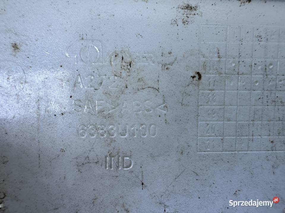 Nissan Micra K14 Blenda Klapy Biała Perła Radziszów