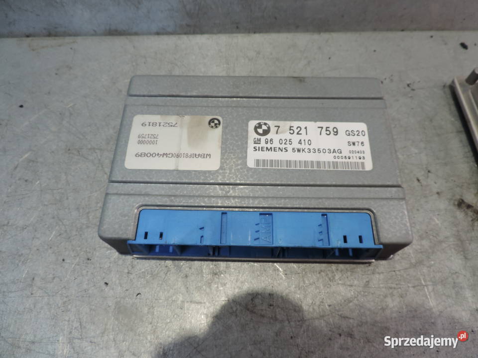 STEROWNIK BMW E39 7521759 96025410 5WK33503AG Nowy Sącz