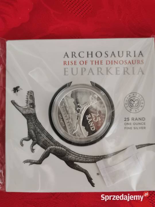 Powstanie Dinozaurów Eupakeria Caleophysis 2x1oz dolnośląskie Głogów