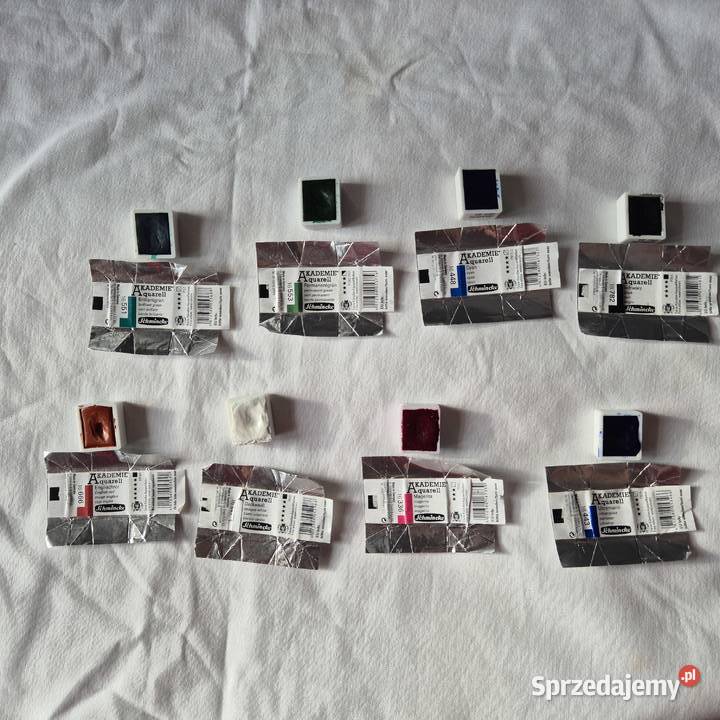 Schmincke akwarele 8 sztuk z serii Akademie Malarstwo sprzedam