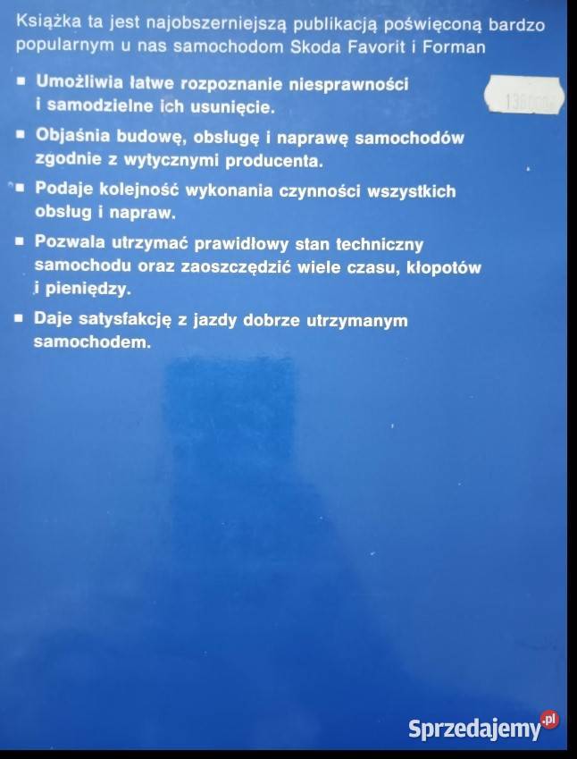 Książka Skoda Favorit Forman małopolskie Kraków sprzedam