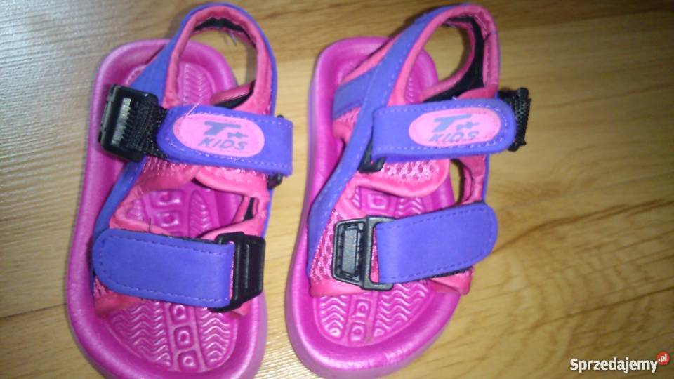 klapki sandały dziewczęce 22 wkładka 125 Poznań sprzedam